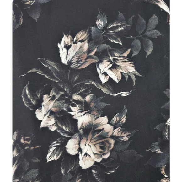 Chaser Women's English Roses Open-Back 100% Silk Mini Dress ~ Size Small - Picture 5 of 8